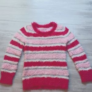 Very fuzzy pink sweater